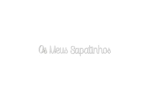 SET 4 PHRASES OS MEUS SAPATINHOS 1.2X0.3CM ACRILICO BRANCO